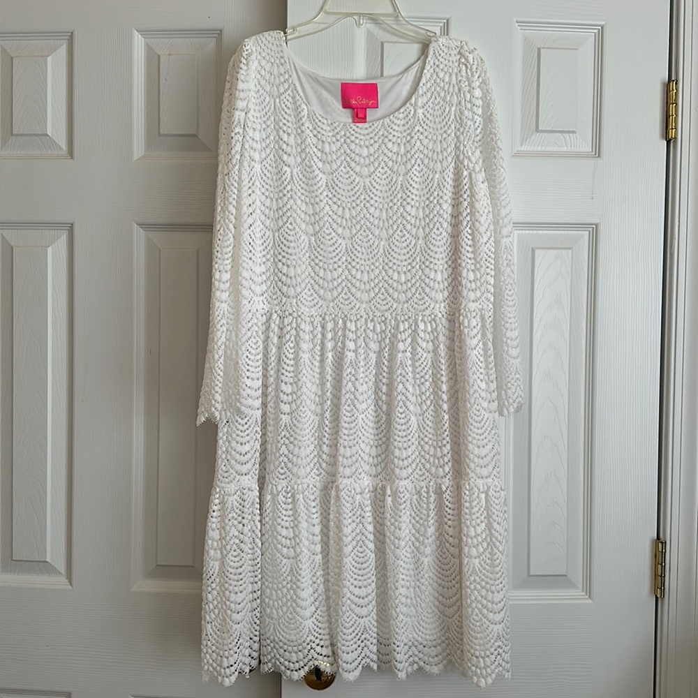 Lilly Pulitzer White Eyelet Dress